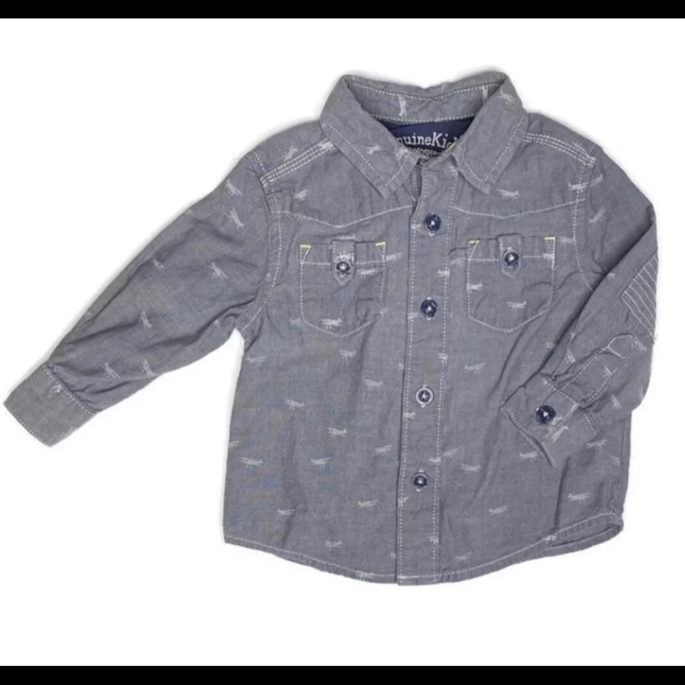 Genuine Kids Airplanes‎ Button Up Shirt